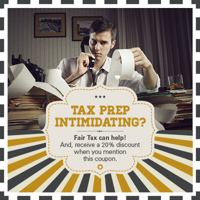 Income Tax Preparation Coupon